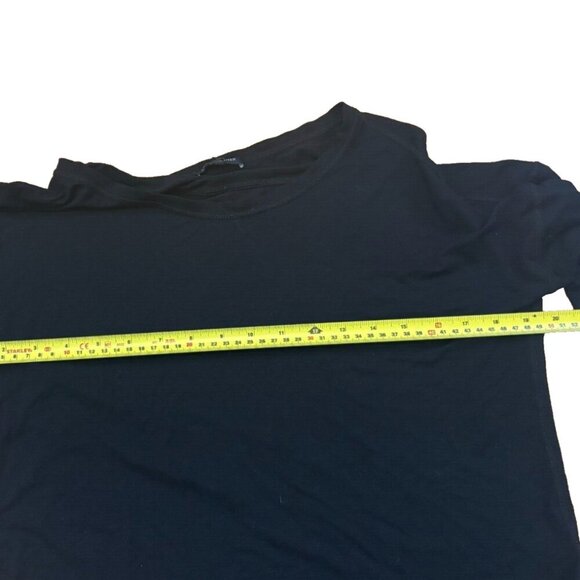 Eileen Fisher Black Viscose Spandex Long Sleeve Shirt Small Petite - Picture 5 of 6